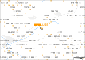 map of Brullsen