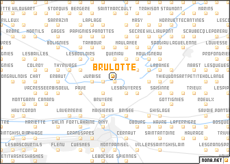 map of Brûlotte