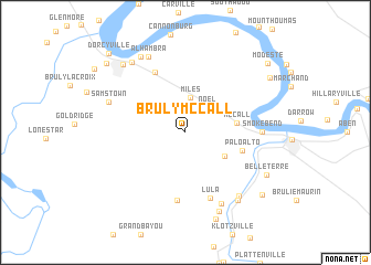 map of Bruly McCall