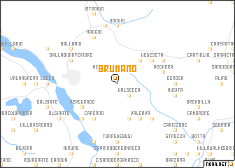 map of Brumano