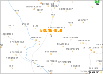 map of Brumbaugh