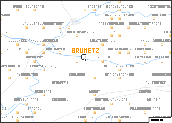 map of Brumetz