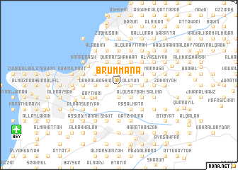 map of Brummānā