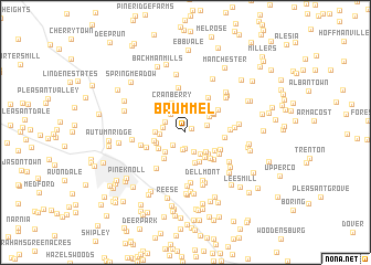 map of Brummel