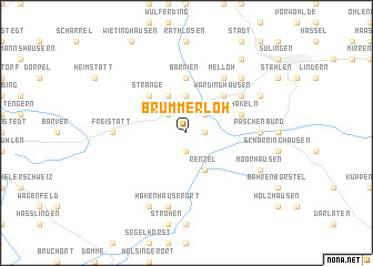 map of Brümmerloh