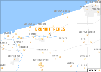 map of Brummitt Acres