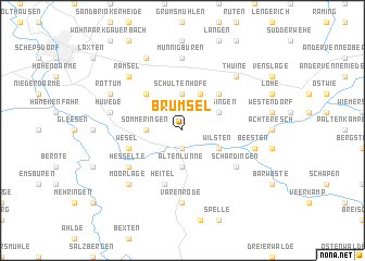 map of Brümsel