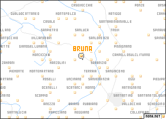 map of Bruna