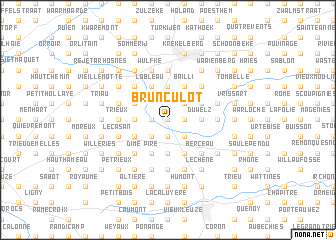 map of Brun Culot