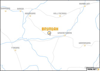 map of Brundah