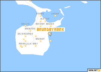 map of Brundbymark