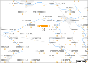 map of Bründel