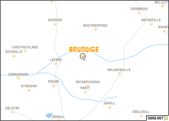 map of Brundige