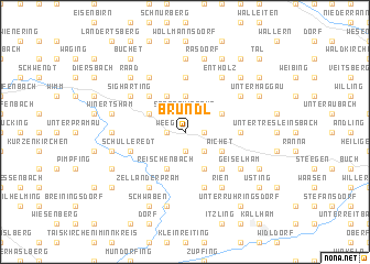 map of Bründl