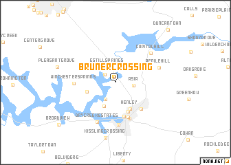 map of Bruner Crossing