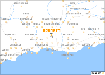 map of Brunetti