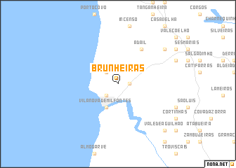 map of Brunheiras