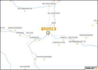 map of Brunico