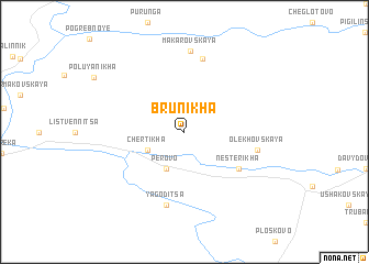 map of Brunikha