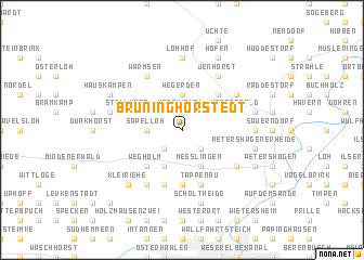 map of Brüninghorstedt