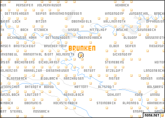 map of Brunken