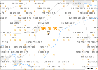 map of Brünlos