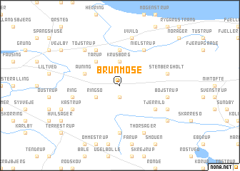 map of Brunmose