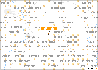 map of Brunnau