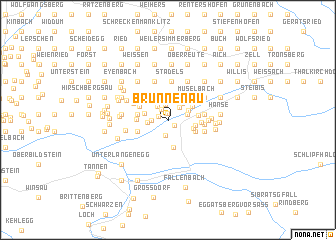 map of Brunnenau