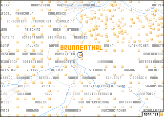 map of Brunnenthal