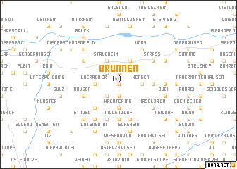 map of Brunnen