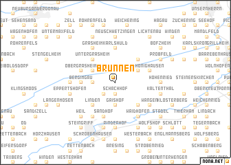 map of Brunnen