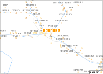 map of Brunner