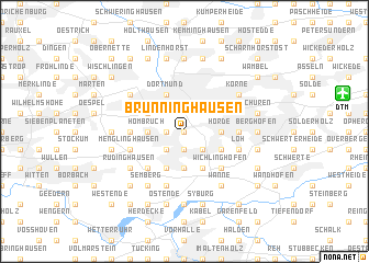 map of Brünninghausen