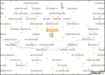 map of Brünn