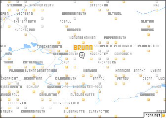 map of Brunn