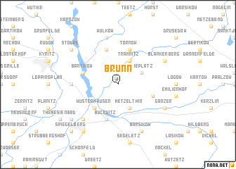 map of Brunn