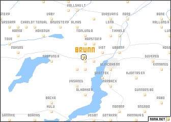 map of Brunn