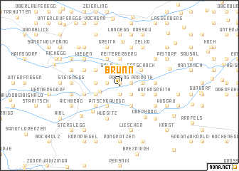 map of Brunn