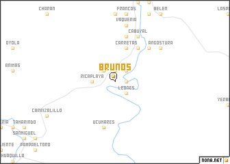 map of Brunos