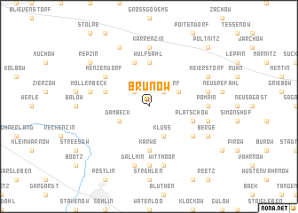 map of Brunow