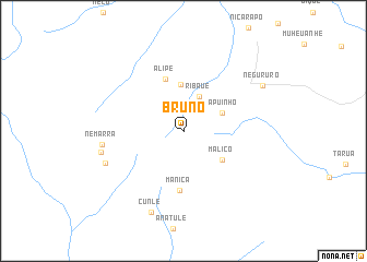 map of Bruno