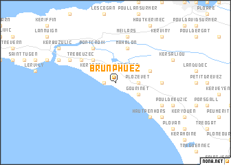 map of Brunphuez