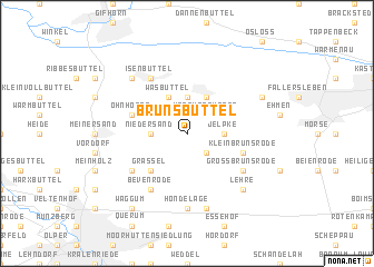 map of Brunsbüttel