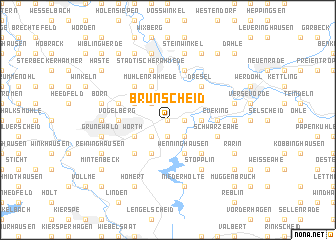 map of Brunscheid