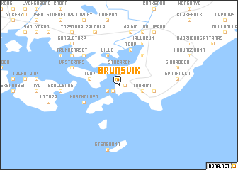 map of Brunsvik