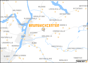 map of Brunswick Center