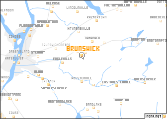 map of Brunswick