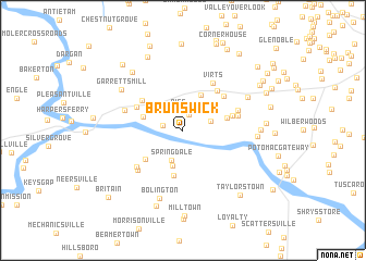 map of Brunswick