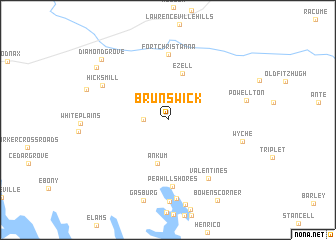 map of Brunswick